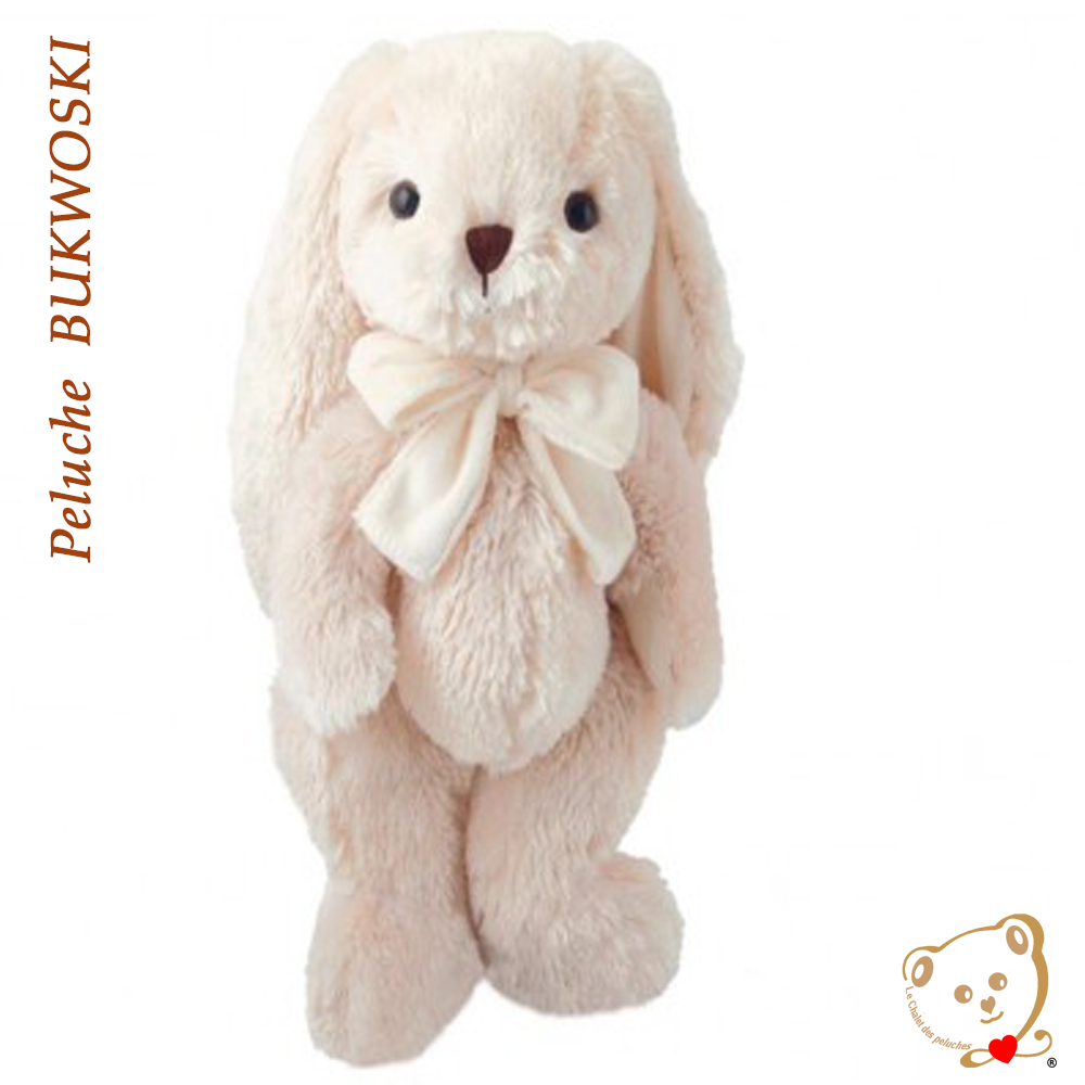 Peluche Bukowski, Peluche lapin, Lovely Kanini Rose pale pour 18,90 €