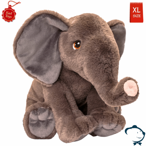 Papa Eliot, le majestueux éléphant 48cm