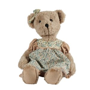 Louise Mansen Zac Del Europe France Teddy Bear 9” RARE Bow