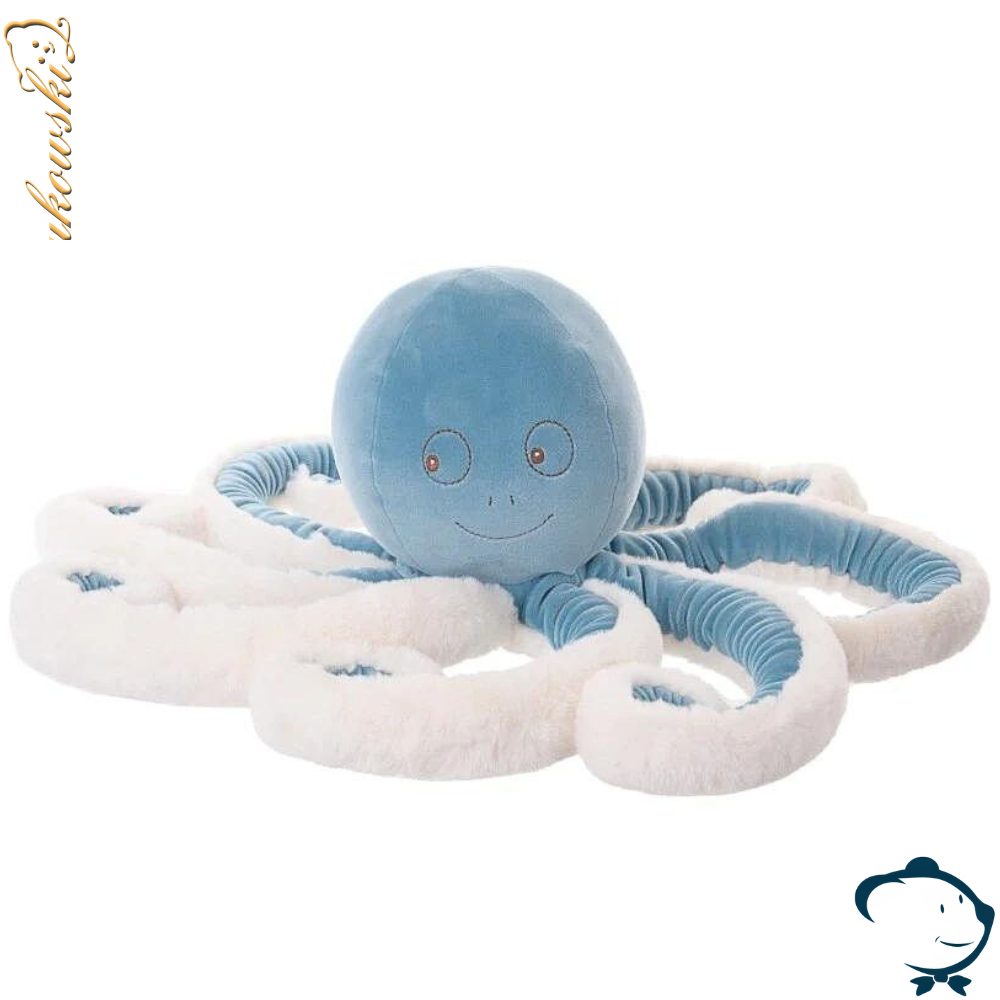 Inky, la pieuvre bleue câline