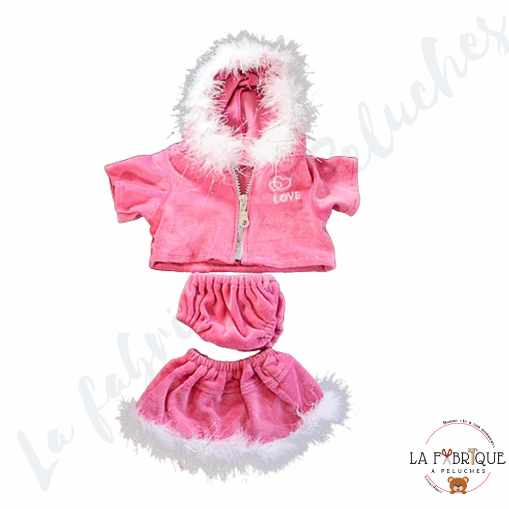 Tenue Amour rose d'hiver