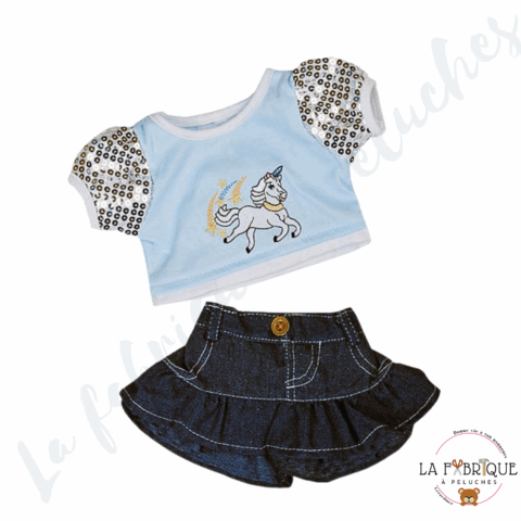 Tenue Licorne à Paillettes