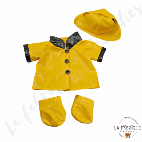 Tenue de Pluie / Imperméable Jaune