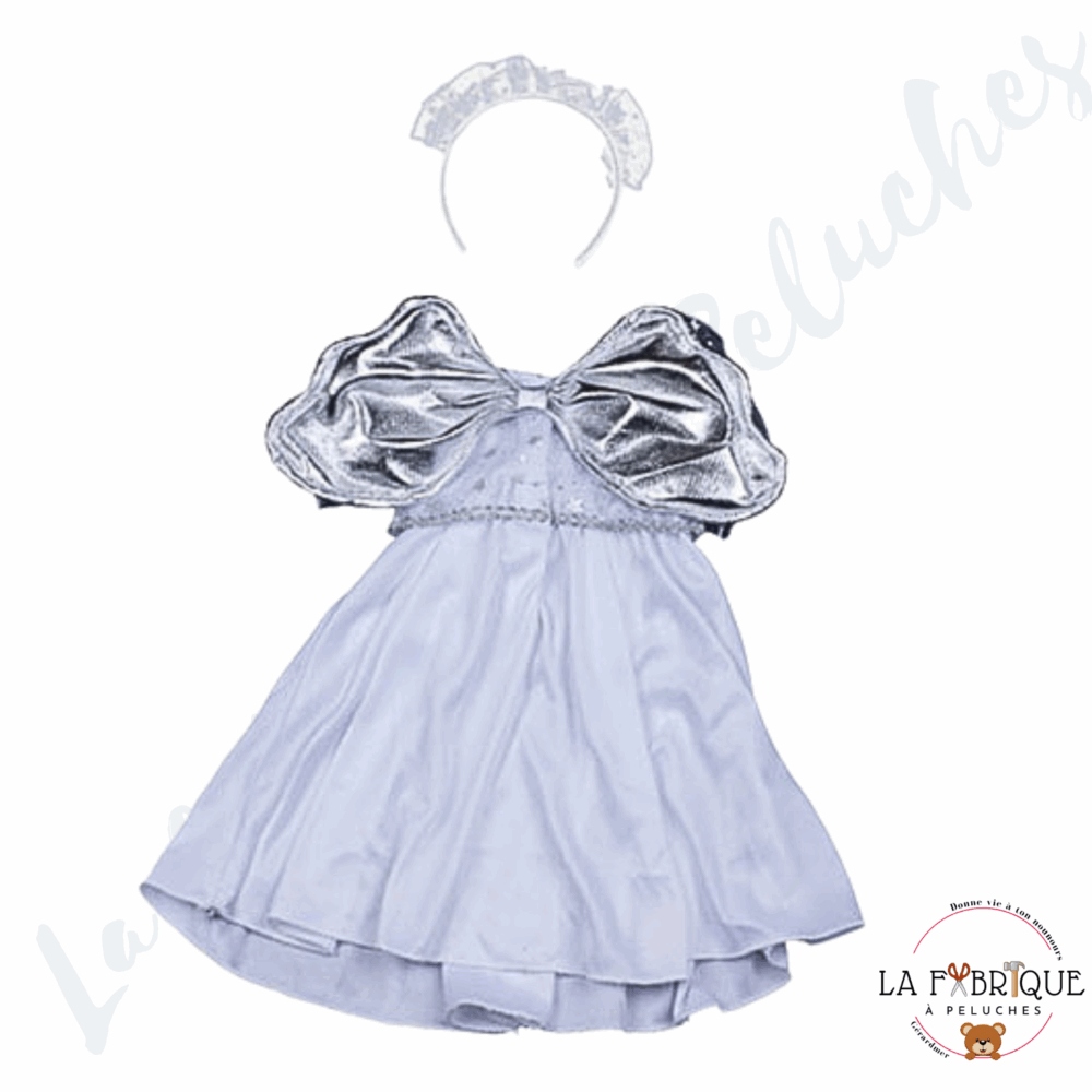 Tenue Robe d'ange argentée