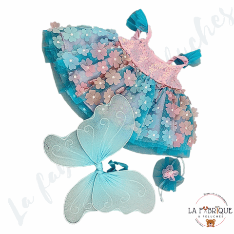 Tenue Robe de Papillon + ailes