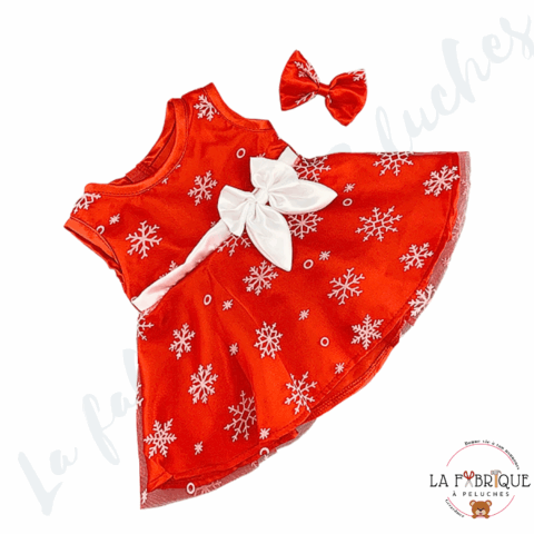 Tenue Robe rouge hiver