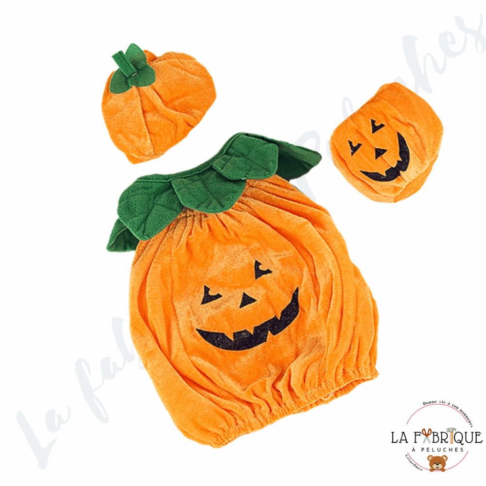 Tenue de citrouille Jack O'Lantern