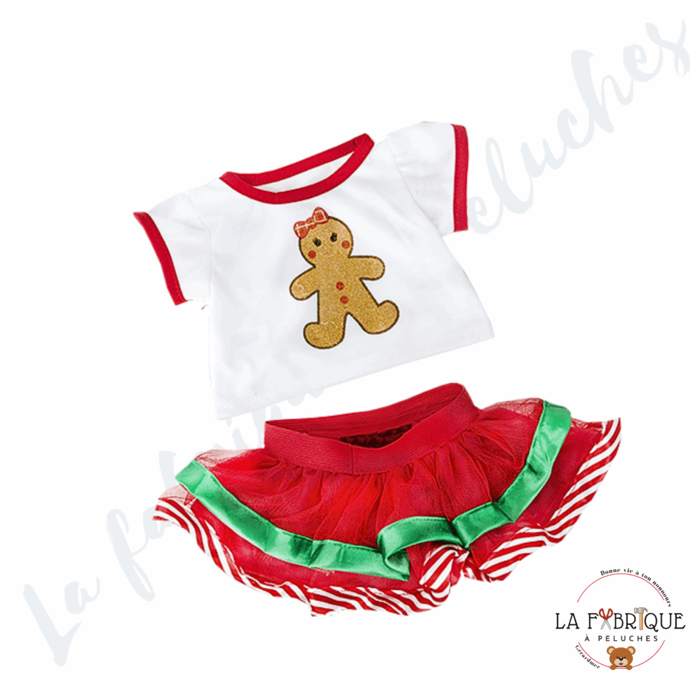 Tenue de noël "Pain d'épices"