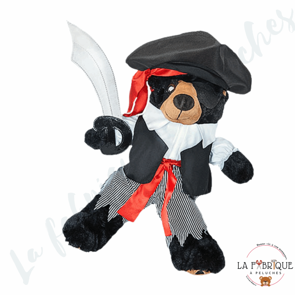 Tenue de pirate Ours avec épée – Image 2
