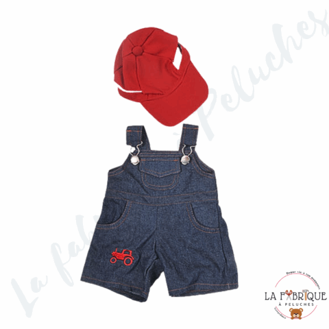 Tenue décontractée  Salopette + casquette