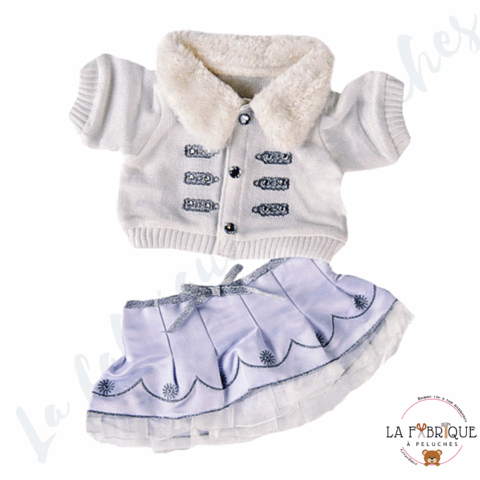 Tenue d'hiver argentée