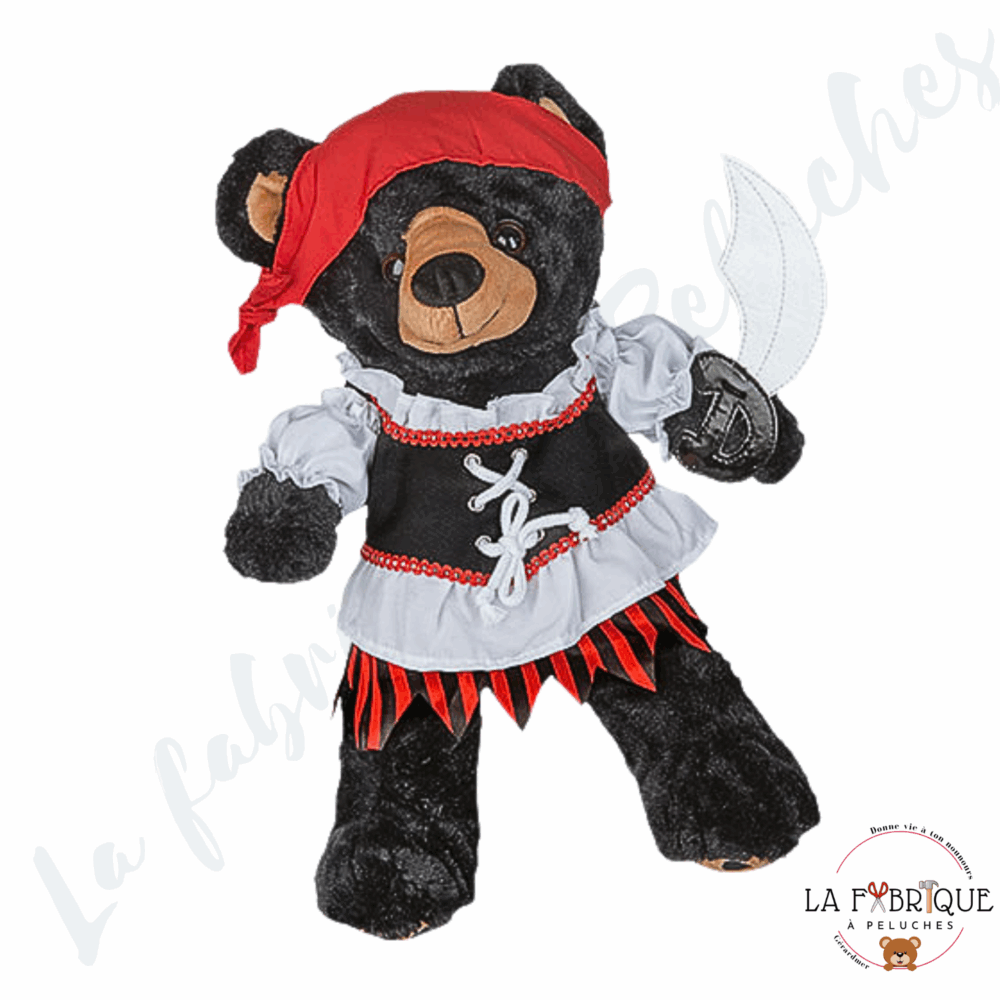 Tenue de pirate Oursonne avec épée – Image 2