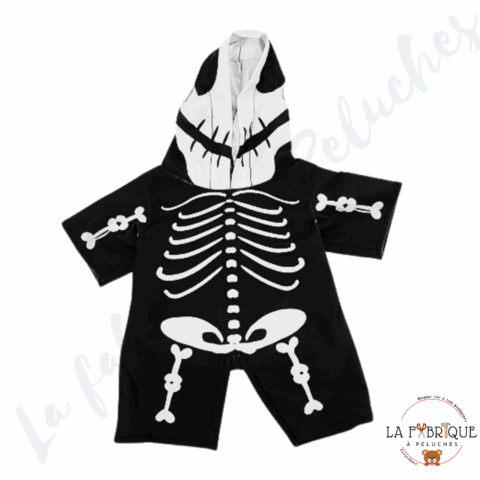 Tenue déguisement de squelette