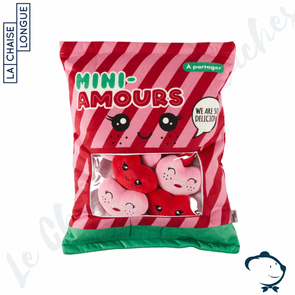 Peluche / coussin "Minis amours"