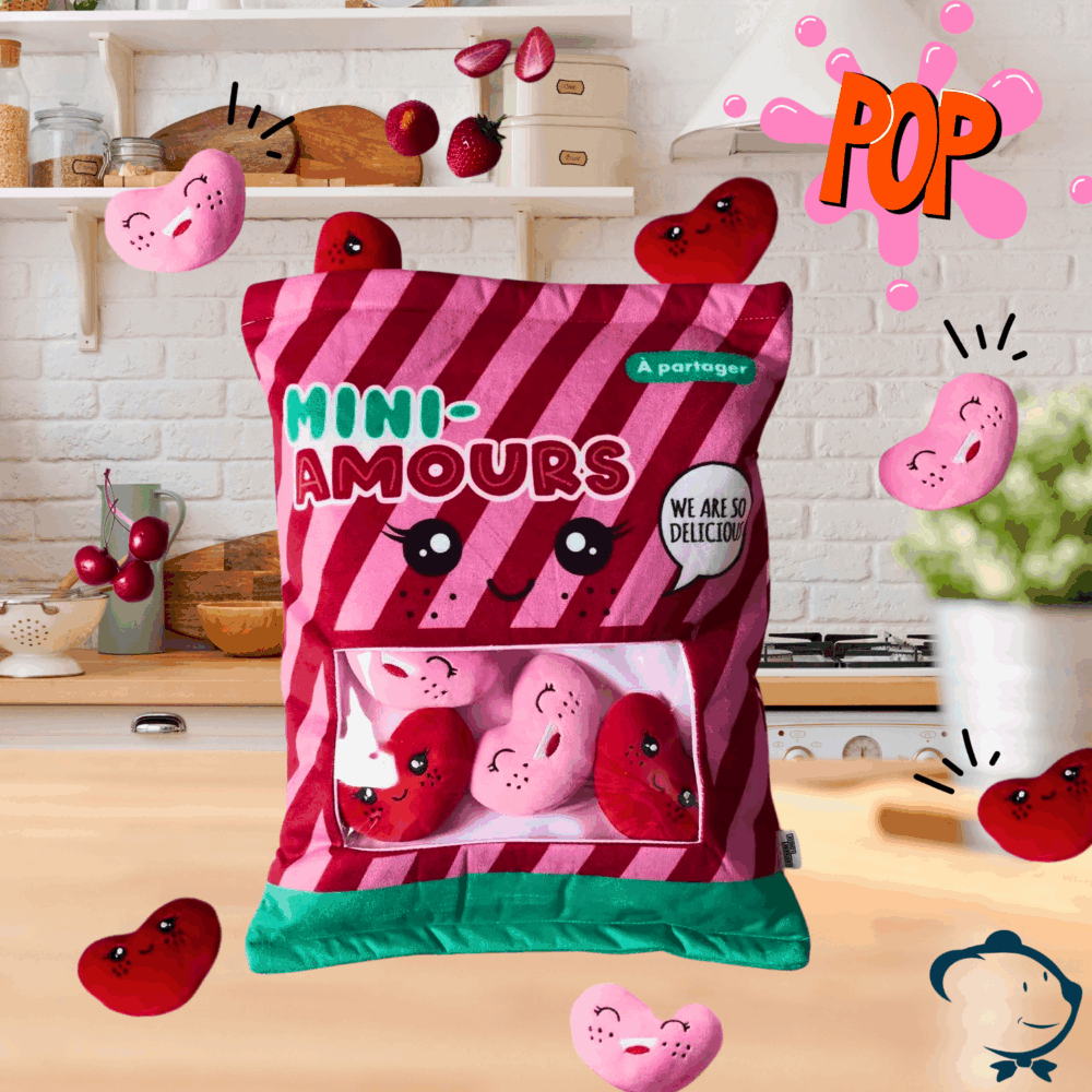 Peluche / coussin "Minis amours" – Image 4