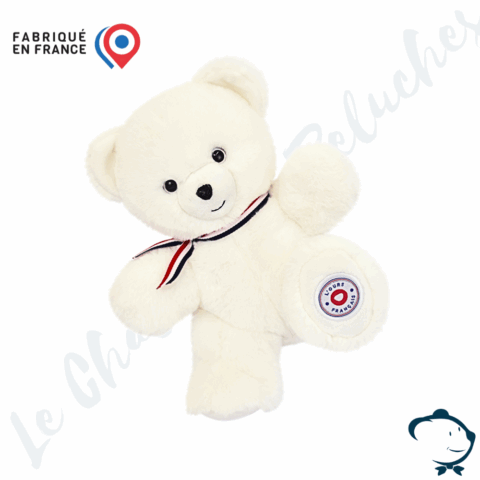Le petit ours Français - Blanc flocon