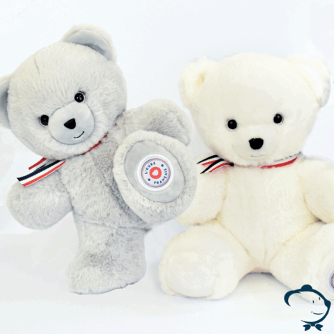 Le petit ours Français - Gris perle