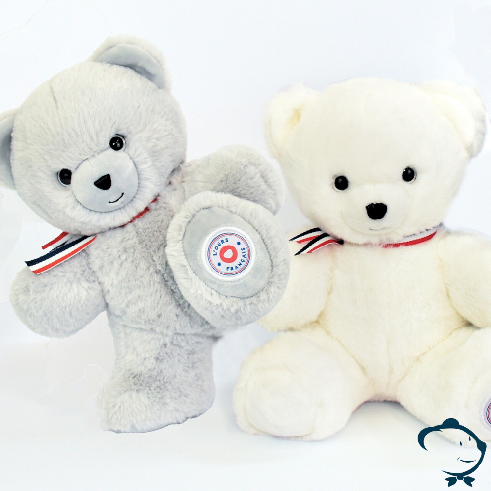 Le petit ours Français - Gris perle