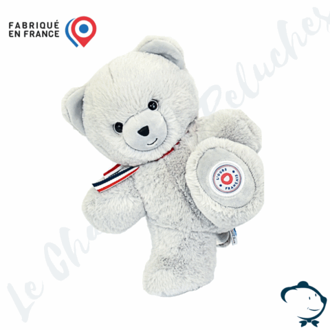 Le petit ours Français - Gris perle
