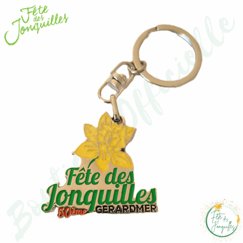 Porte clé 50ème fête des jonquilles