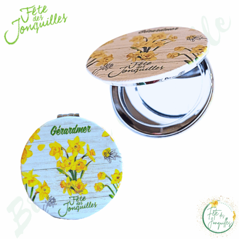Boîte miroir jonquilles fête des jonquilles