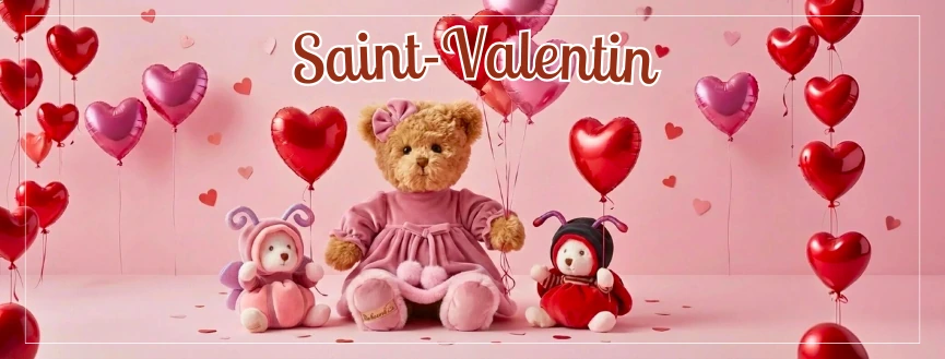 Peluche saint-valentin