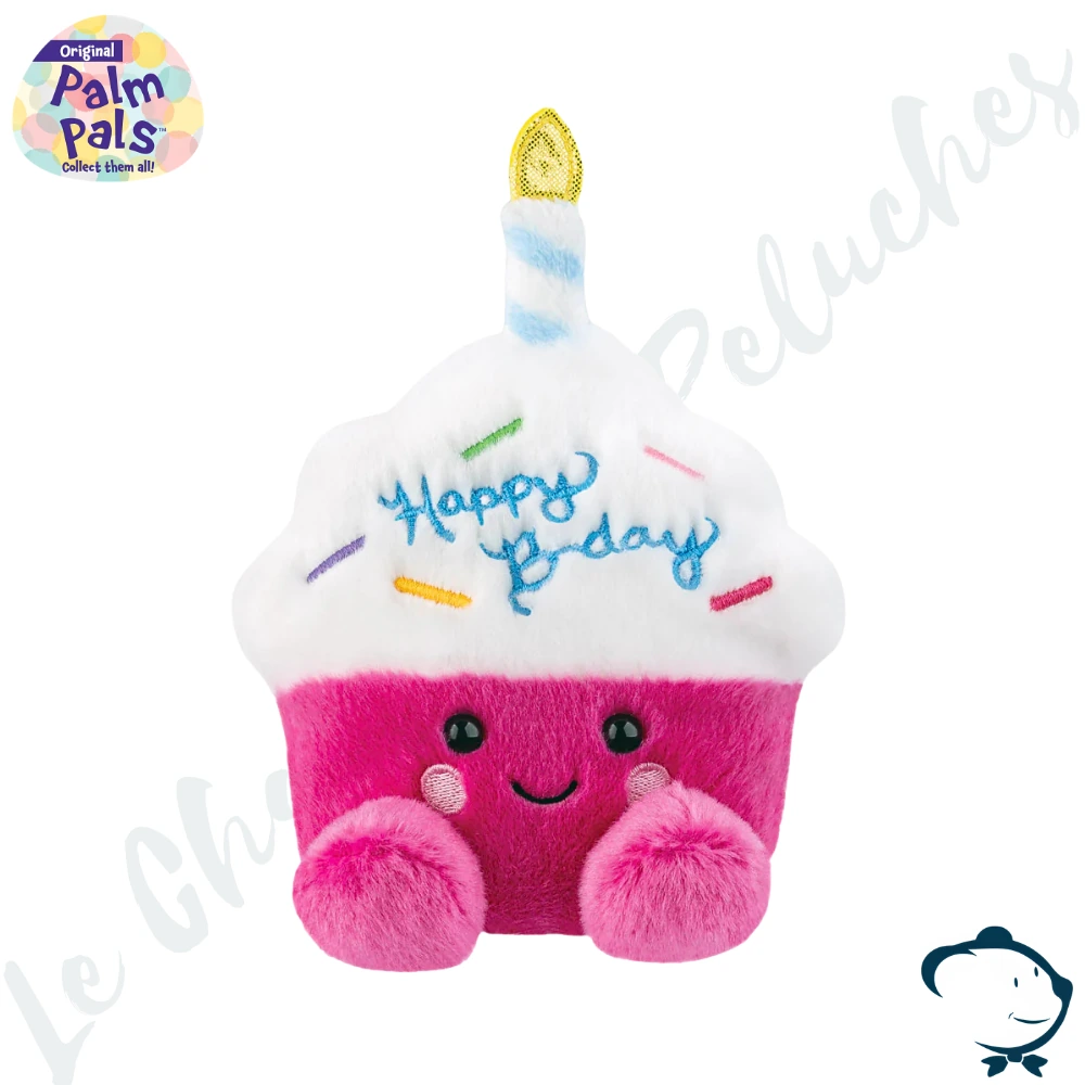 Peluche Sparkle Birthday Cupcake