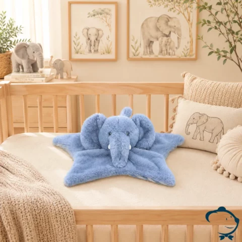 Ezra doudou chiffon éléphant