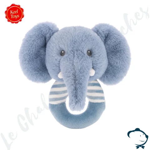 Ezra hochet éléphant bébé