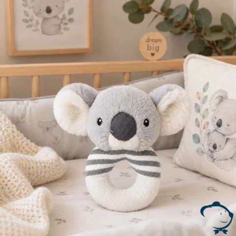 Moka hochet koala bébé