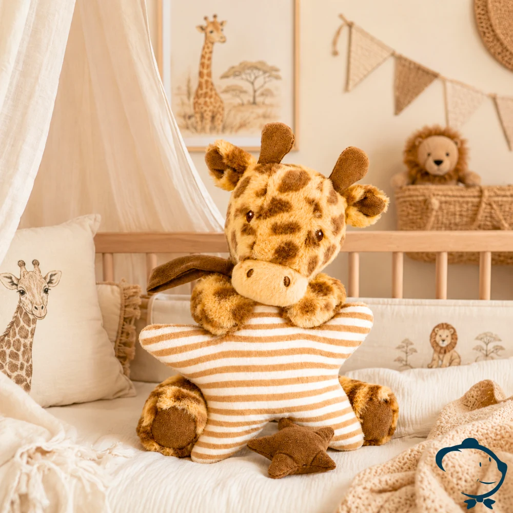 Savannah peluche girafe musicale