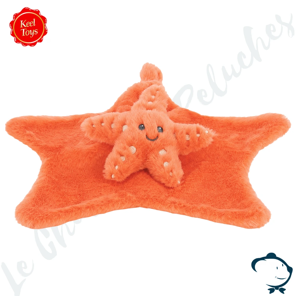 Sélie doudou chiffon étoile de mer
