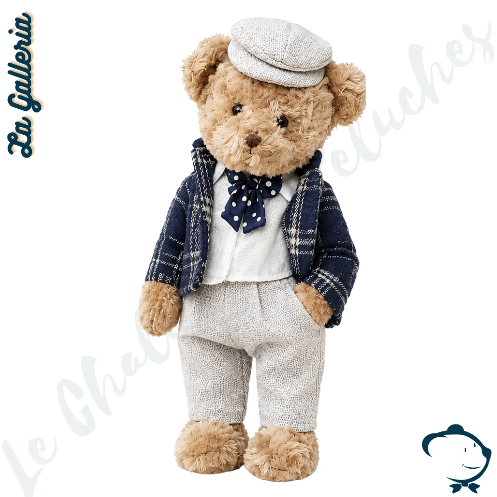 Peluche ours Émile – La Galleria – Édition limitée