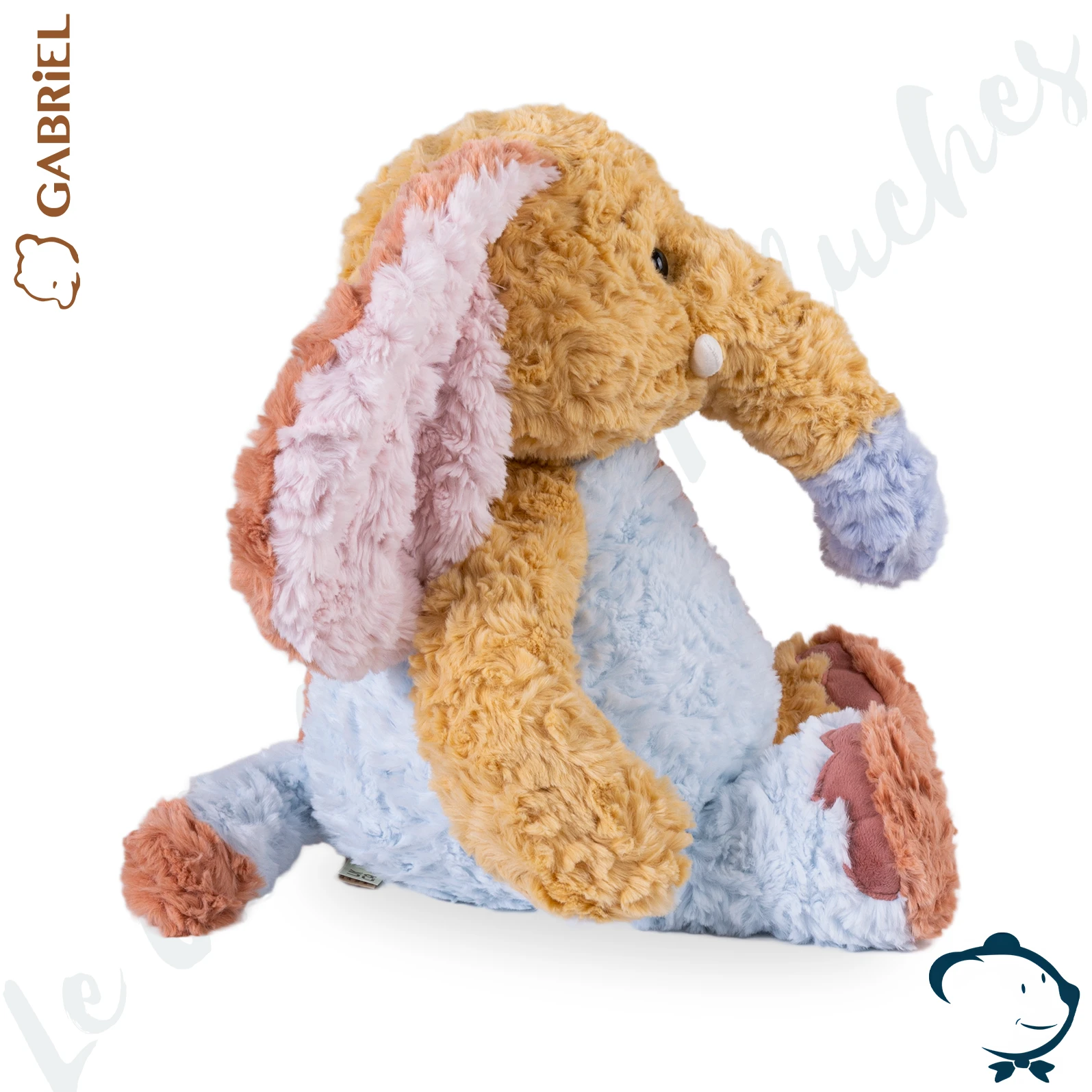 Peluche éléphant Momot Gabriel 52 cm