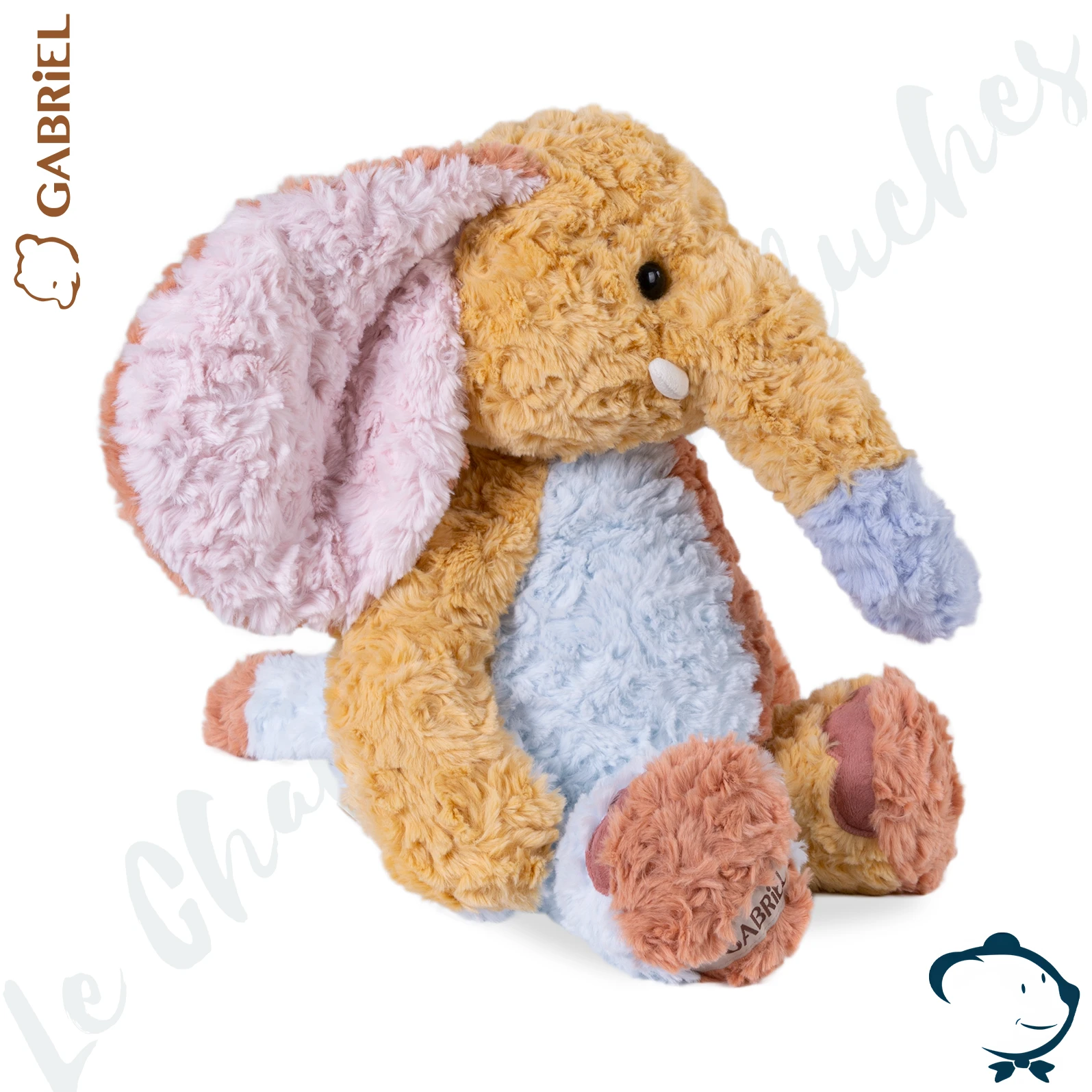Peluche éléphant Momot Gabriel 52 cm