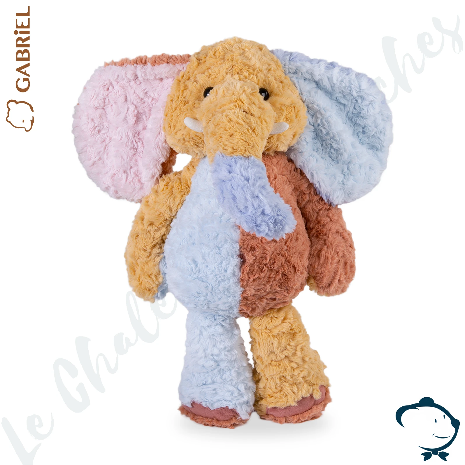 Peluche éléphant Momot Gabriel 52 cm