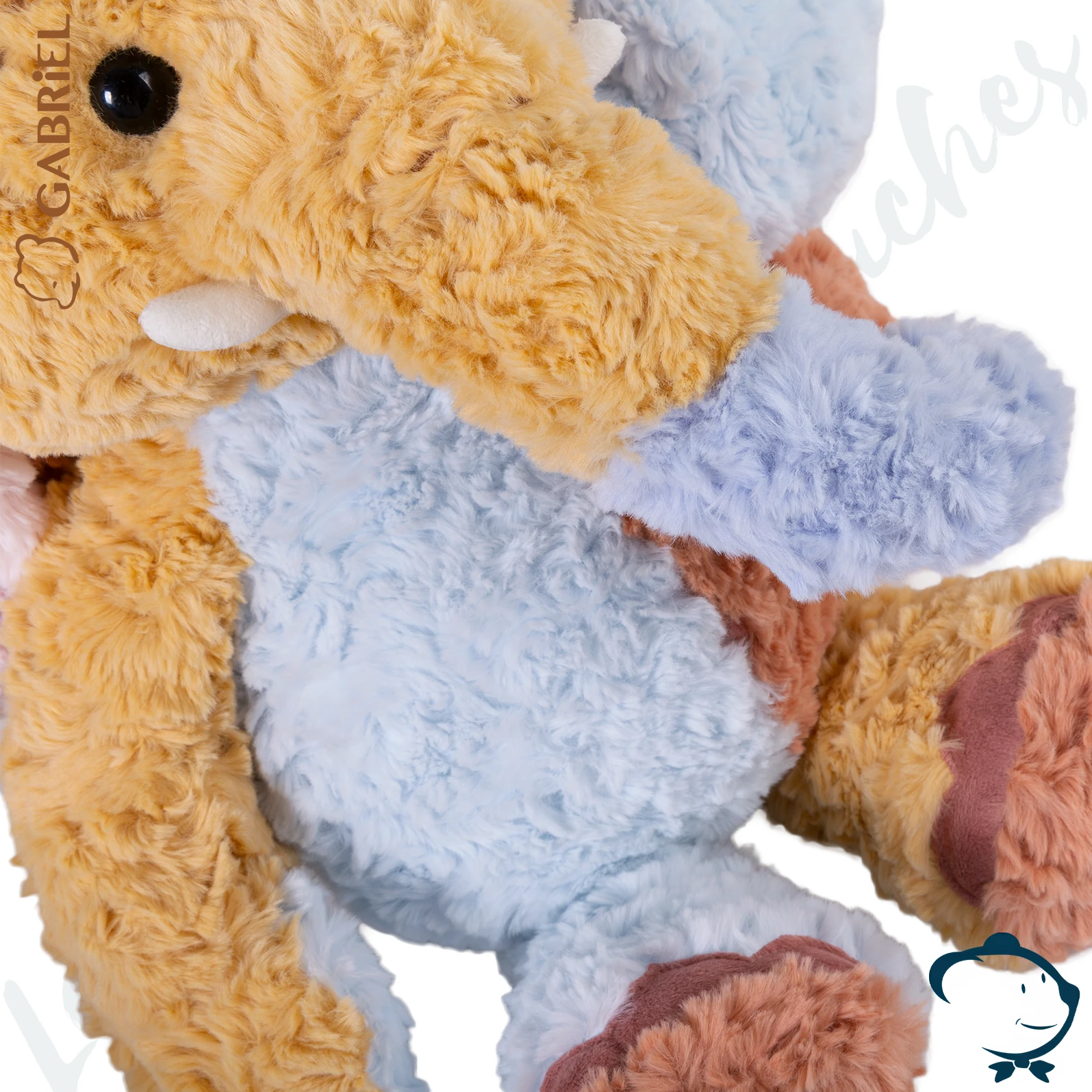 Peluche éléphant Momot Gabriel 52 cm