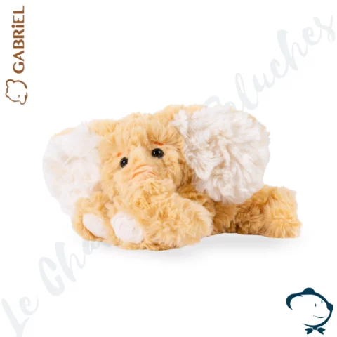 Peluche éléphant Little Bouton Gabriel 18 cm