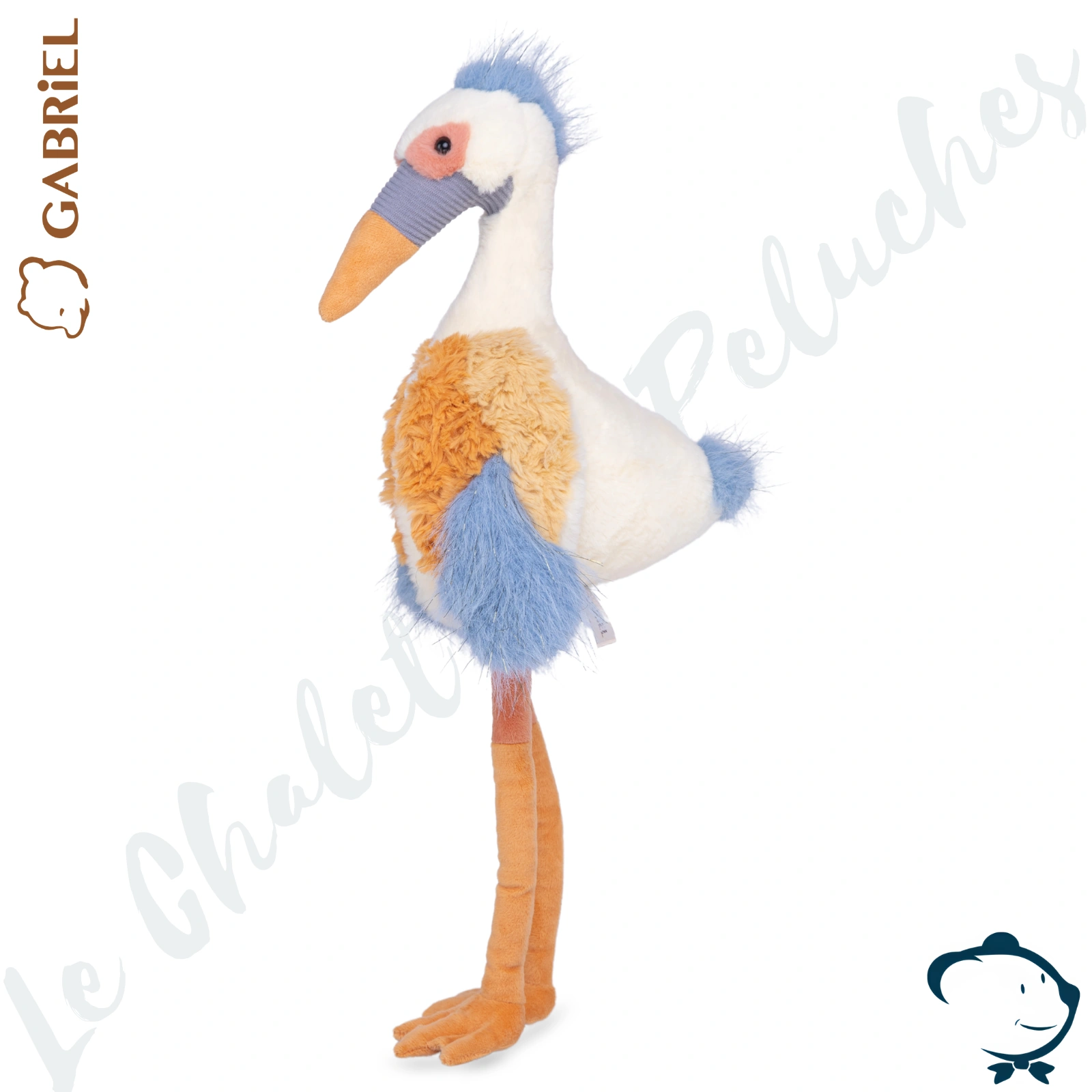 Peluche oiseau Creamelle Gabriel 50 cm