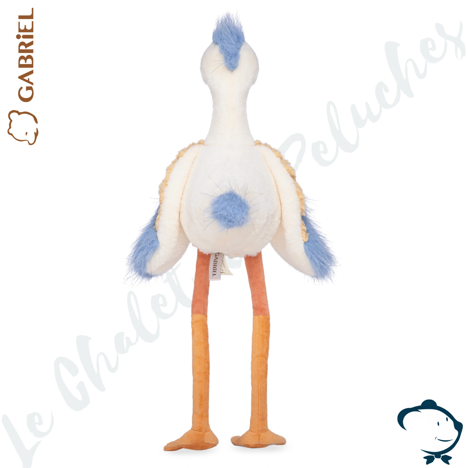 Peluche oiseau Creamelle Gabriel 50 cm