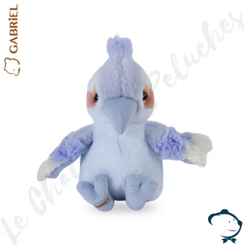Peluche oiseau Cyan Gabriel 22 cm