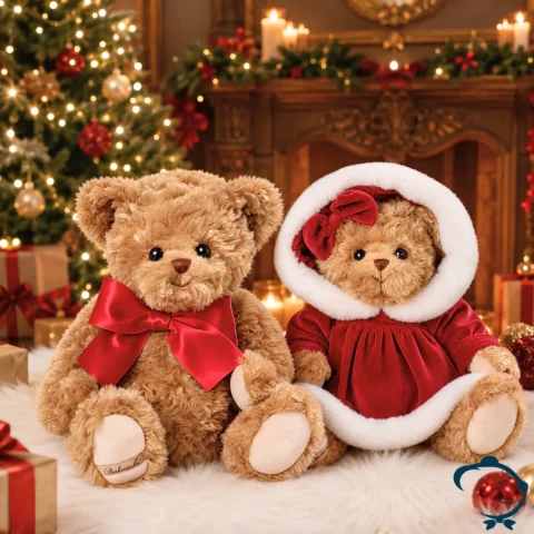 Peluche ours de Noël Fanny & Alexander X-Mas Bukowski 40 cm édition collector Noël