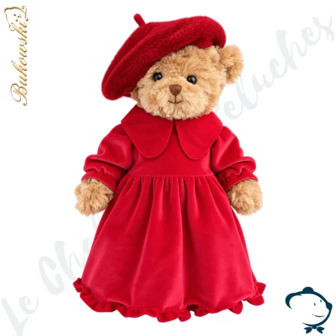 Peluche ours Madame Odile Bukowski 35 cm edition collector