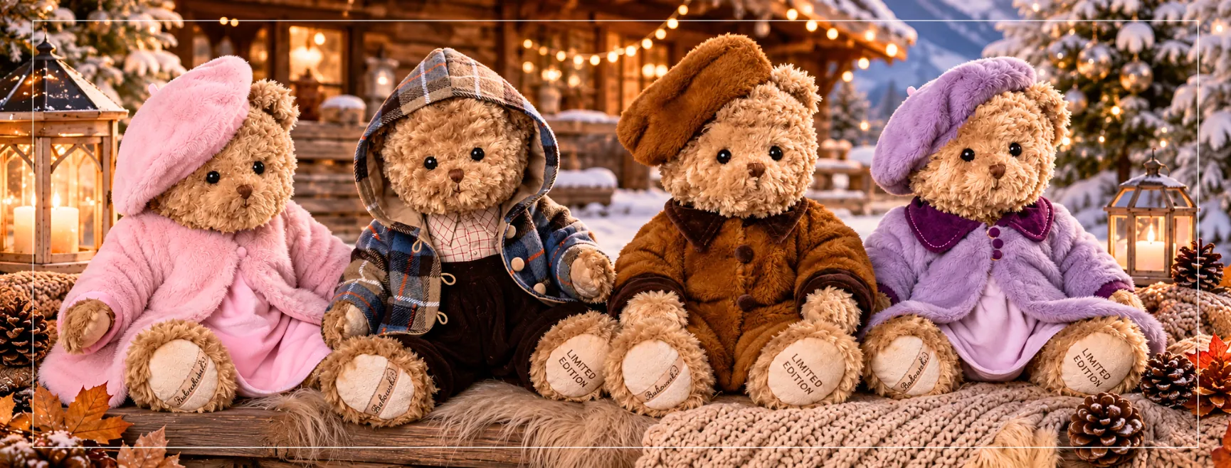 Peluche ours bukowski - collection Hiver 2026