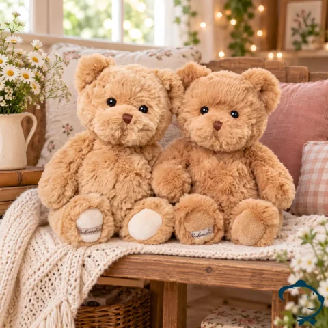 Peluche ours Lou & wonderful gibson Bukowski 25 cm