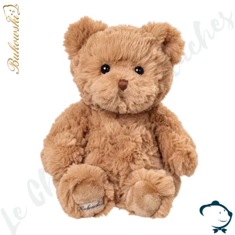 Peluche ours Wonderful Gibson Bukowski 25 cm au pelage miel doux et moelleux.
