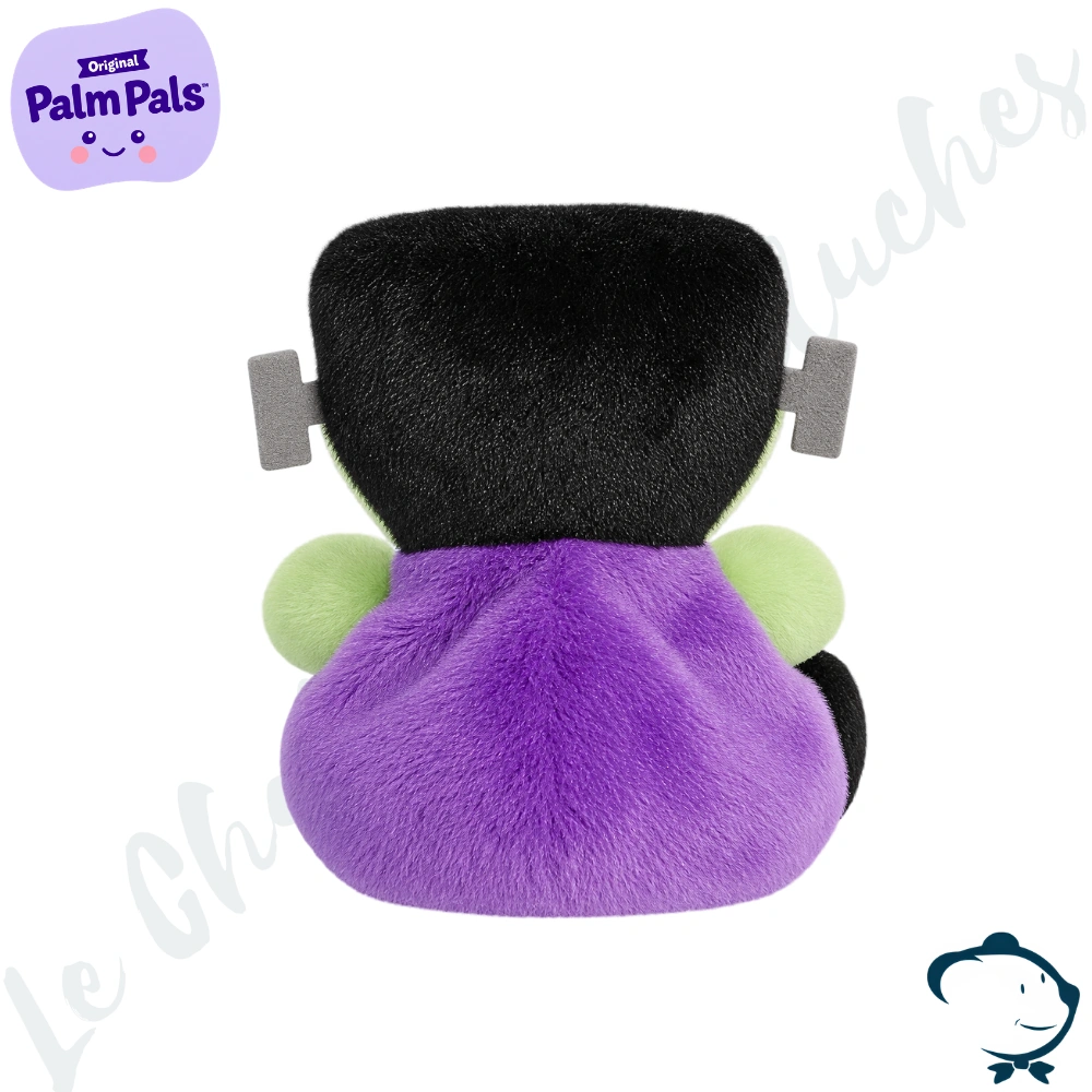 Peluche Bolts Frankenstein Palm Pals verte et violette pour Halloween