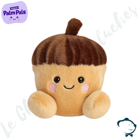 Peluche Oak Acorn Palm Pals en forme de gland brun aux couleurs de l’automne