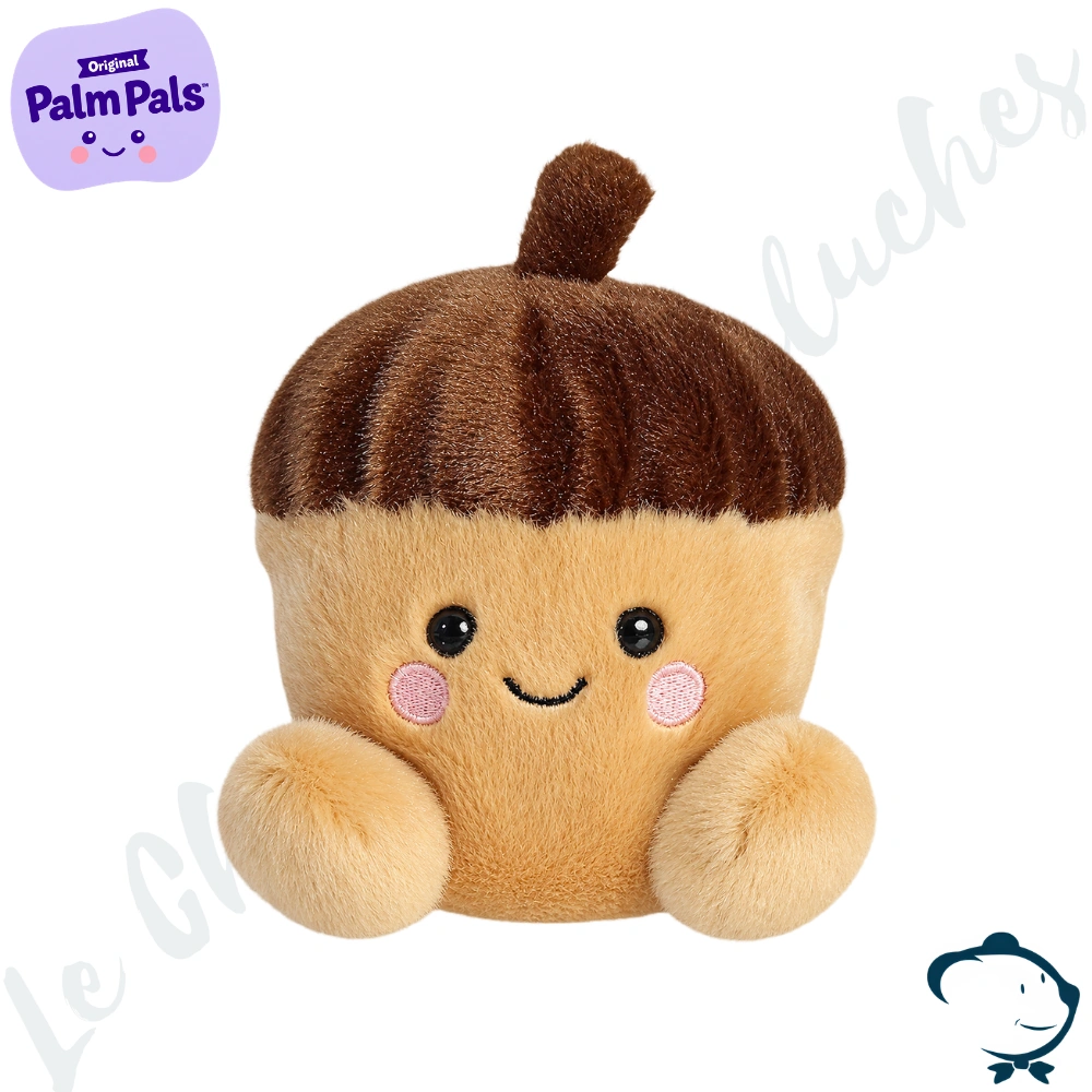 Peluche Oak Acorn Palm Pals en forme de gland brun aux couleurs de l’automne