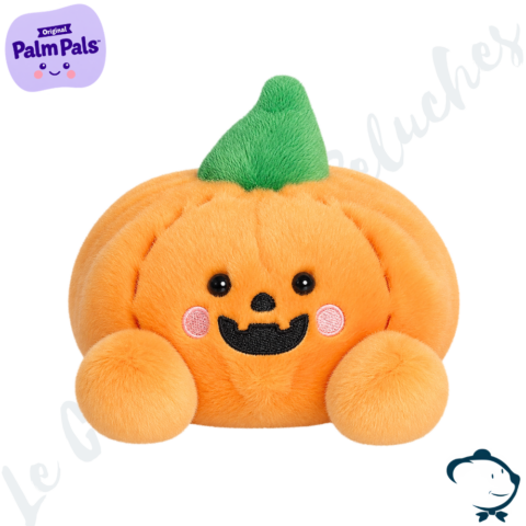 Peluche Wisp Jack O’ Lantern Palm Pals orange pour Halloween